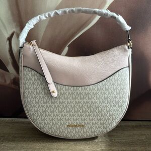 MK Dover Large Signature Logo Shoulder Bag NWT